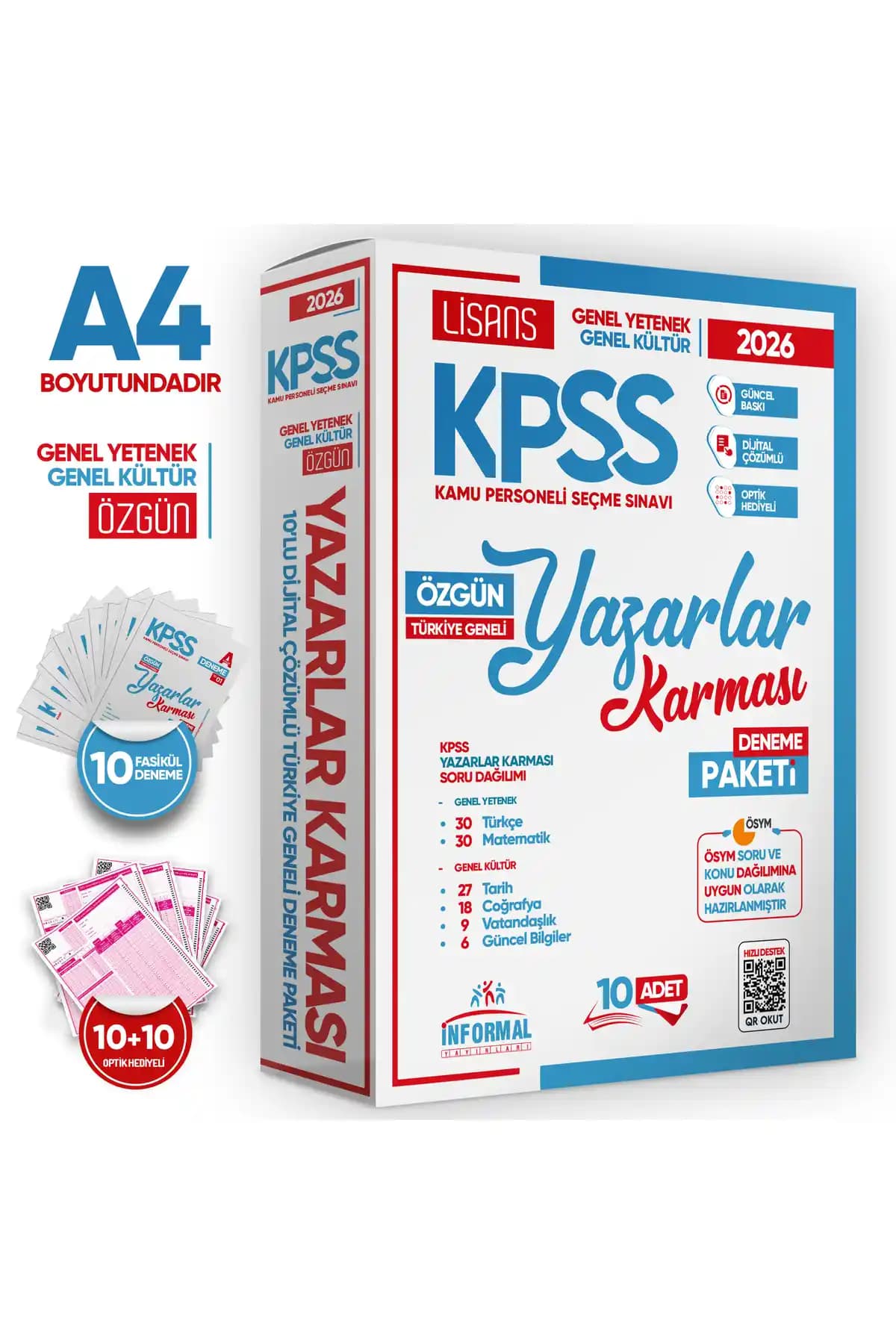 İnformal Yayınları 2026 KPSS Lisans GY-GK Deneme Paketi Detaylı İnceleme ve Değerlendirme