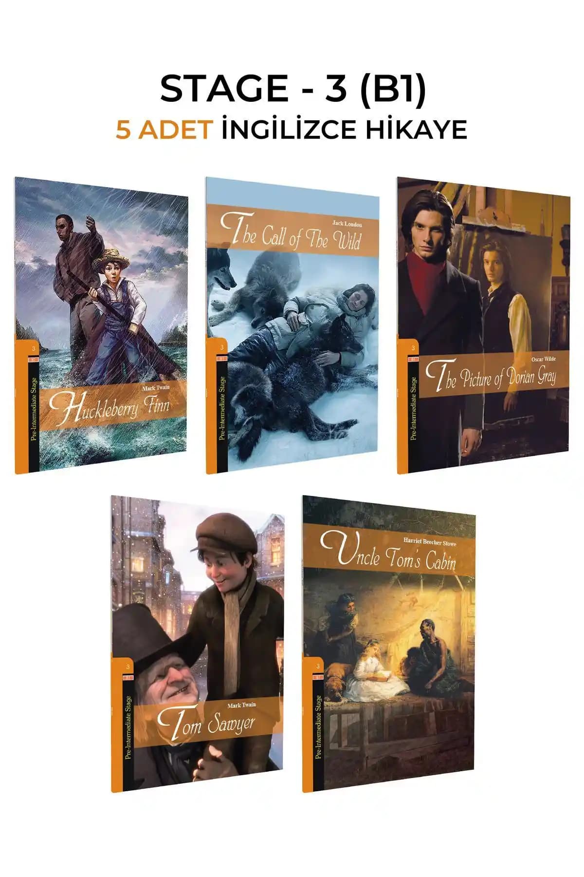 Kapadokya Yayınları İngilizce Hikaye B1 Seti: Orta Seviye İçin Pratik ve Eğlenceli Dil Öğrenme Kaynağı