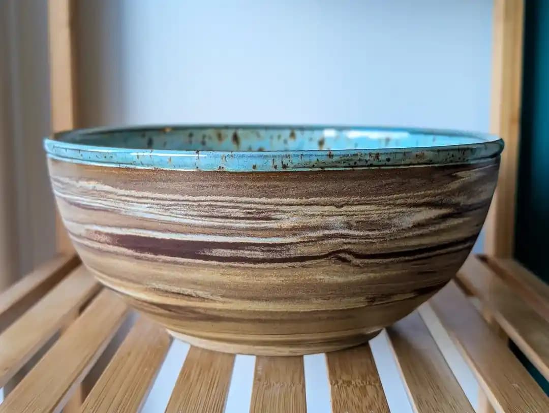 Mermer Desenli Seramik Kase Üretimi ve Kil-Sır Kombinasyonlarıyla Estetik Tasarım