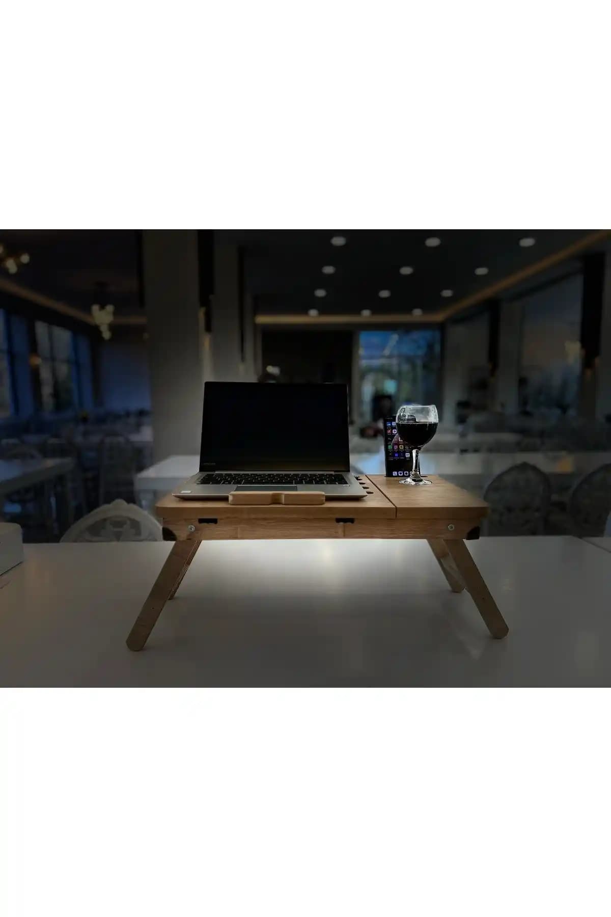 Modern Çok Fonksiyonlu Sehpa ve Laptop Standı Genişlik 54cm Dayanıklı Tasarım