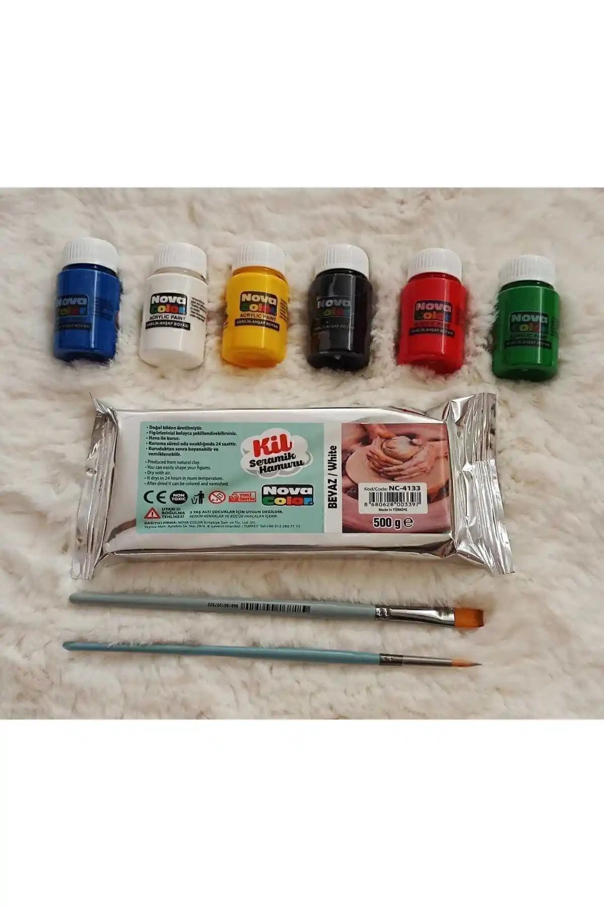 Nova Color Kil Seramik Hamuru Hobi Seti Çocuklar ve Gençler İçin Yaratıcılığı Destekler
