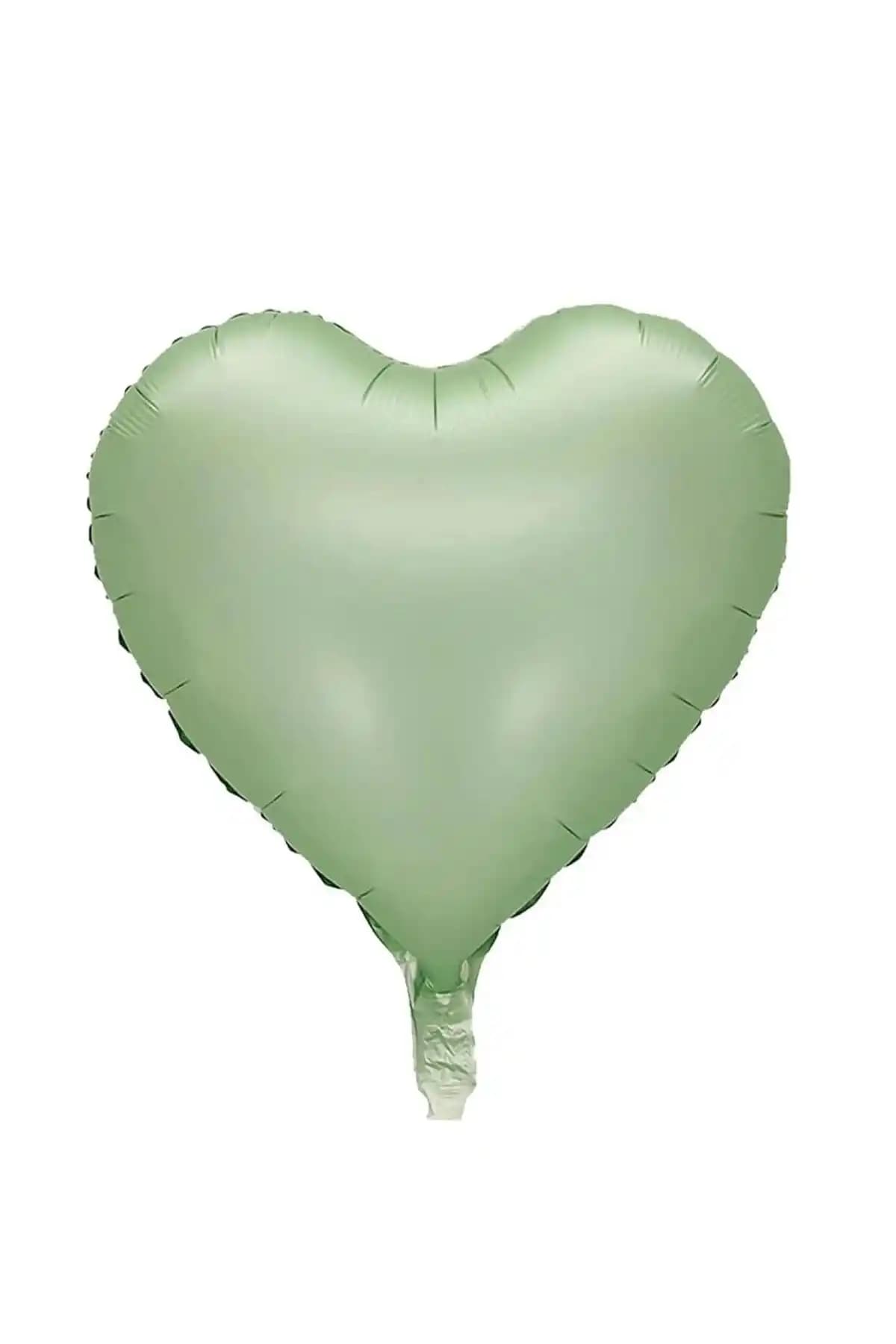 Patla<dı> Gitti Adaçayı Kalp Folyo Balon 18 inç Renkli ve Dayanıklı Dekorasyon Ürünü