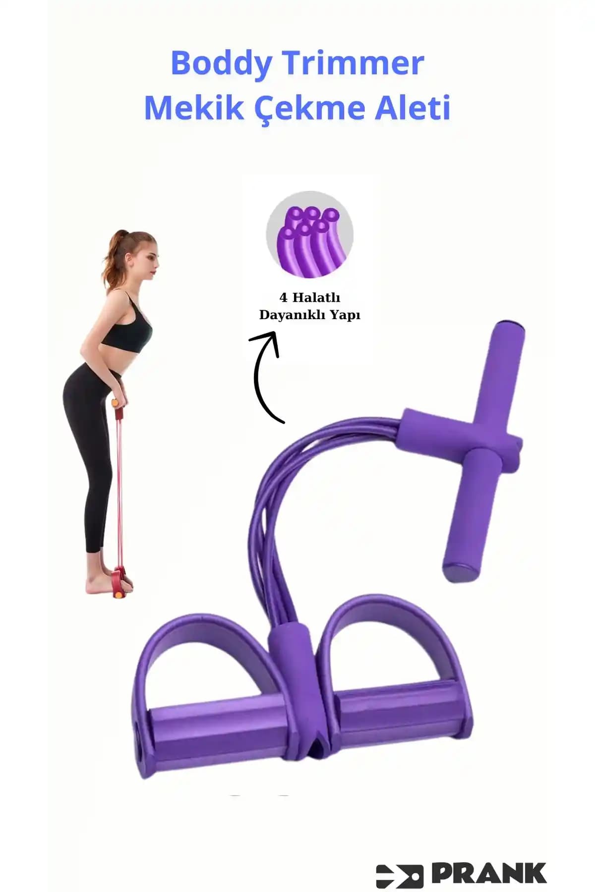 ROSALIND Body Trimmer Mekik Çekme Aleti Dört Halatlı Çok Yönlü Fitness Ekipmanı