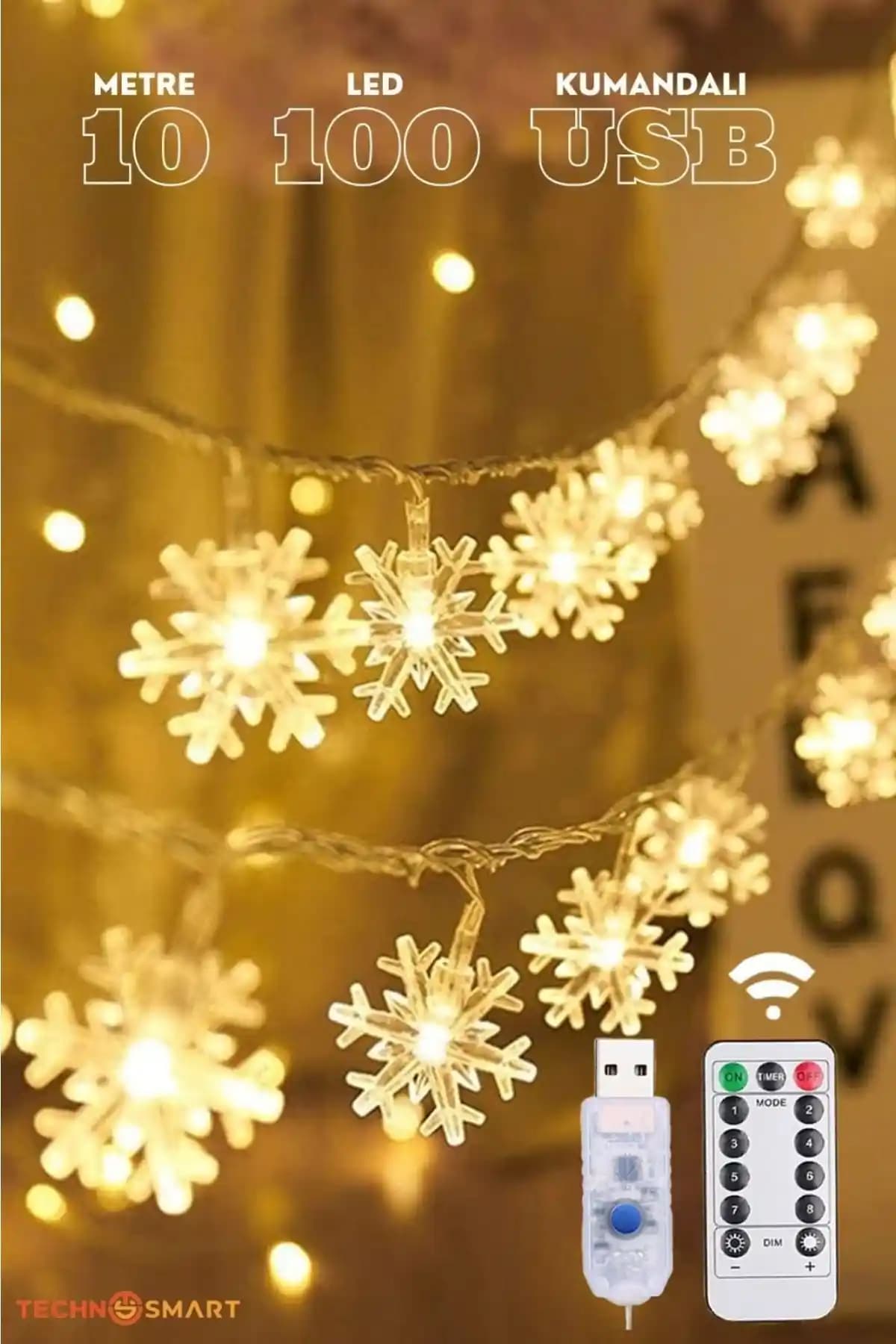 TechnoSmart 100 Karton LED Şerit Işık 10 Metre Dekoratif Aydınlatma Çözümü