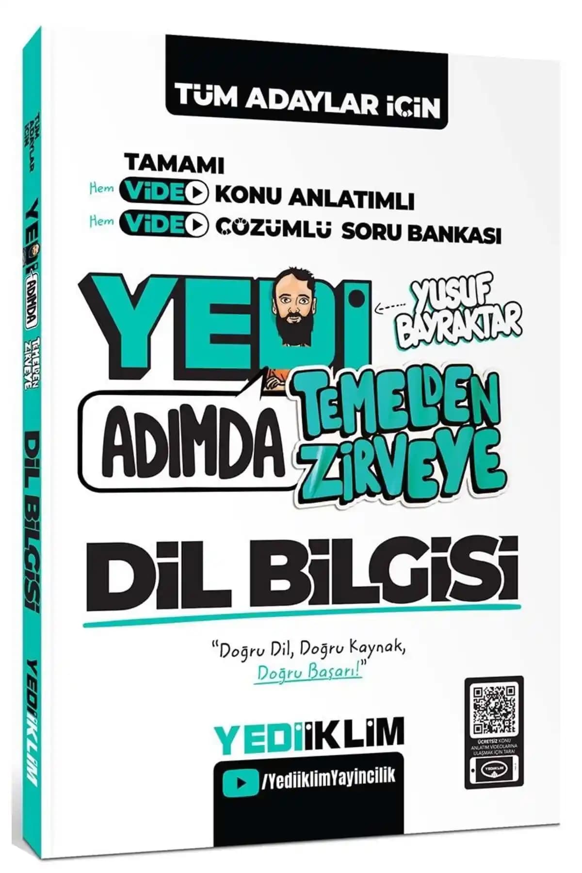 Yediiklim Yedi Adamda Temelden Zirveye Dil Bilgisi Video Konu Anlatımlı ve Çözümlü Soru Bankası