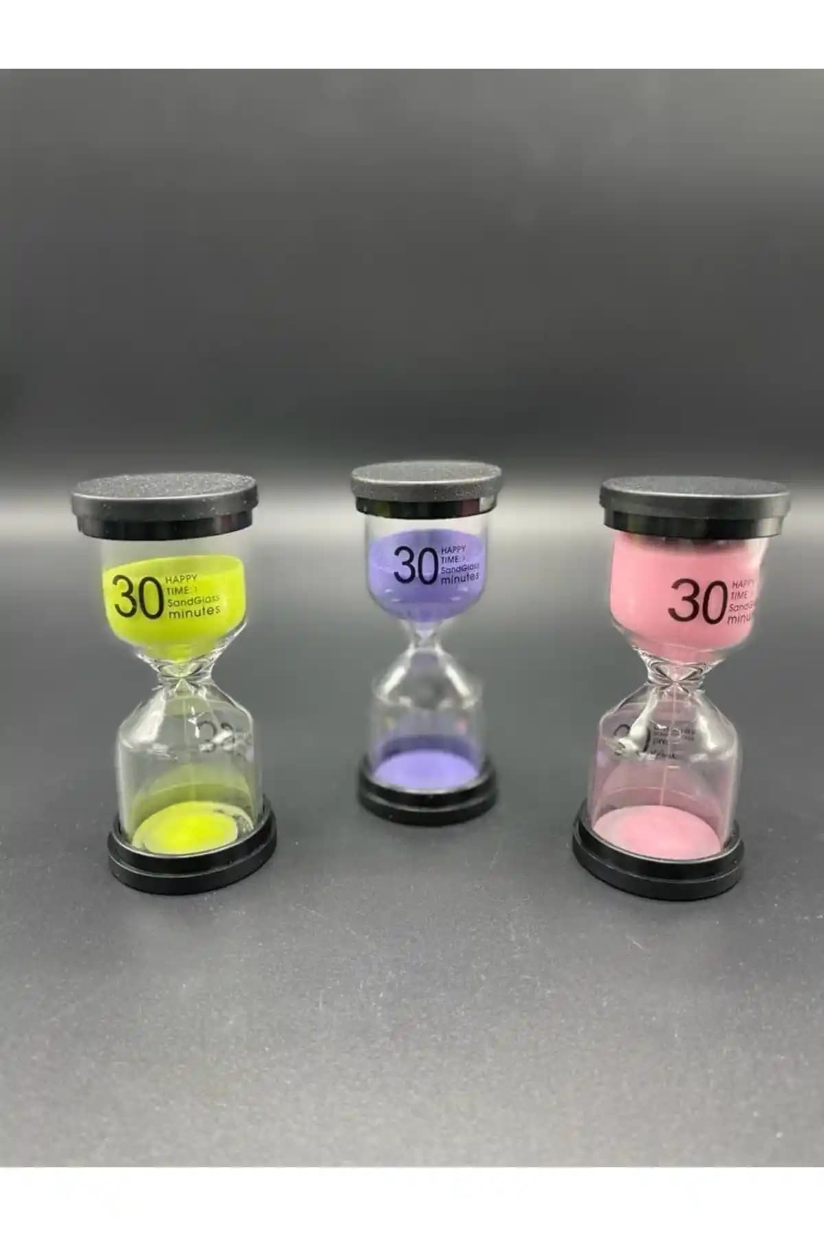 Yenigeldi 30 Dakikalık Renkli Kum Saati: Zaman Yönetimi ve Dekorasyon İçin Uygun