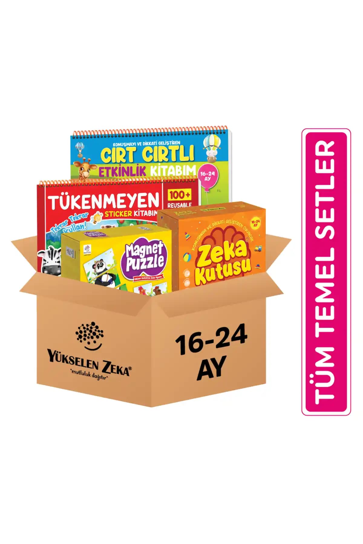 Yükselen Zeka 16-24 Ay Temel Eğitim Setleri Çocukların Gelişimine Katkı Sağlayan Eğitici İçerikler