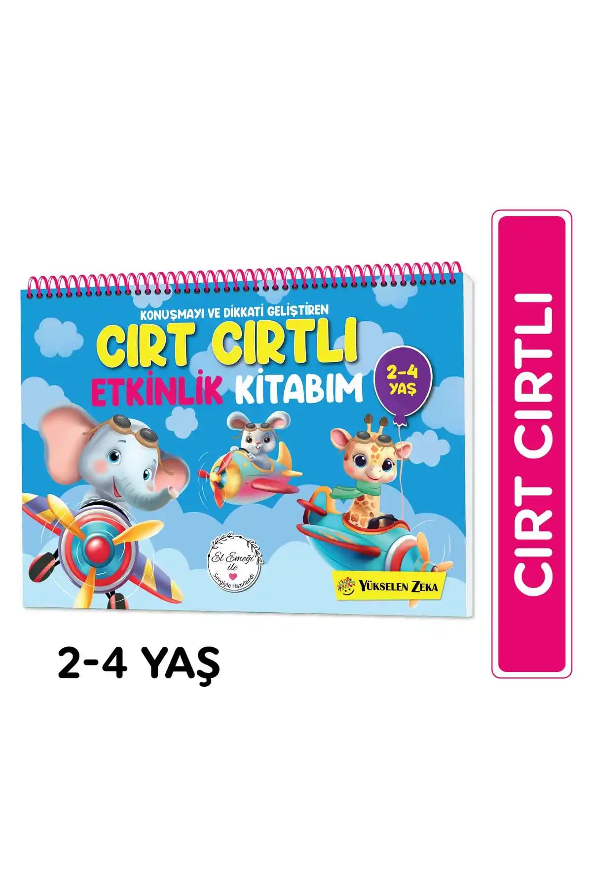 Yükselen Zeka 2-4 Yaş Cırt Cırtlı Etkinlik Kitabı Çocukların Gelişimine Destek Sağlar