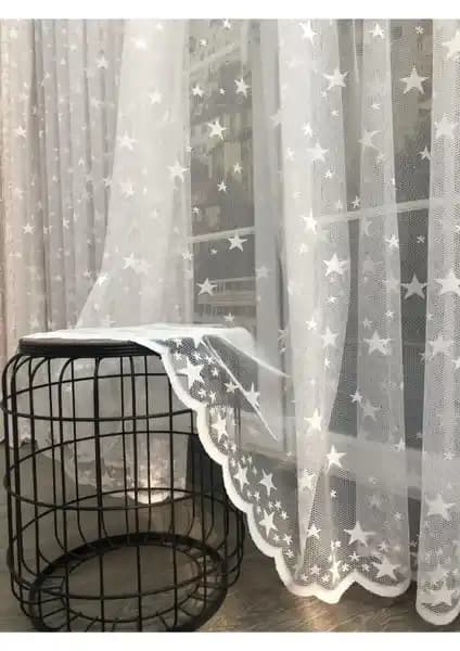 Alena Home Aleyna Yıldızlı Çocuk Odası Tül Perde: Estetik ve Fonksiyonellik Bir Arada
