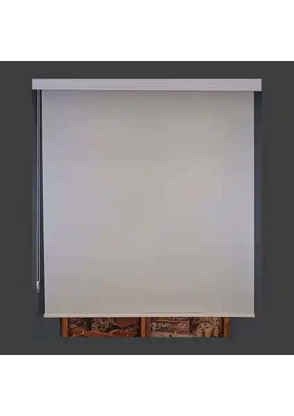 Anıper Krem Düz Stor Perde TMNP-1010: Modern ve Dayanıklı Ev Dekorasyonu İçin Ideal