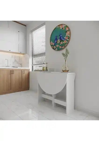 Ankara Orman Ürünleri'nin Modern Katlanabilir Yuvarlak Masası Özellikleri ve Kullanım Alanları