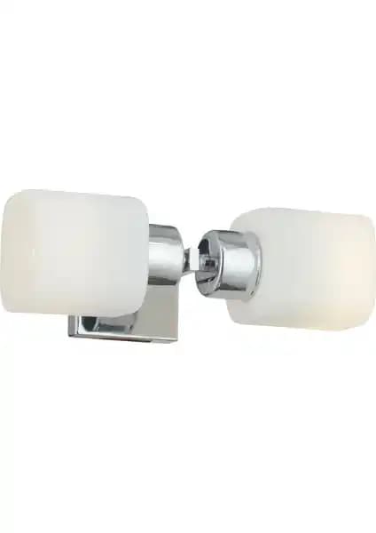 Apliqa Armin 2li Krom Kaplama Duvar Lambası Modern ve Şık İç Mekan Aydınlatma Çözümü
