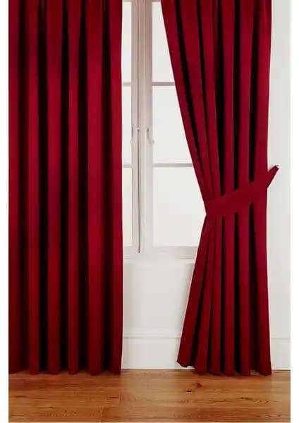 Belle Cose Blackout Bordo Fon Perde: Işık ve Isı Yalıtımı Sağlayan Modern Tasarım