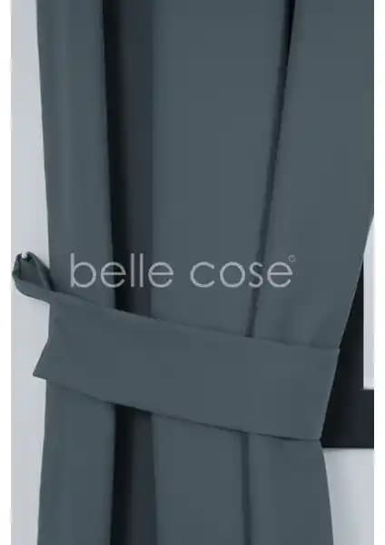 Belle Cose Keten Görünümlü Bohem Tarz Fon Perde Modern ve Dayanıklı Tasarım Özellikleriyle