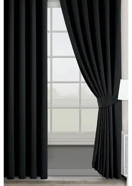 Belle Cose Siyah Fon Perde: Fonksiyonel ve Estetik Karartma Perde Çözümü