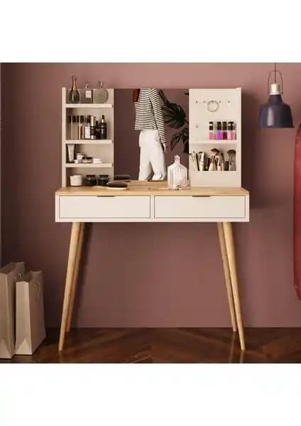 Bimossa A4060 Bella Doğal Ayaklı Aynalı Takı ve Makyaj Masası Özellikleri ve Değerlendirmesi