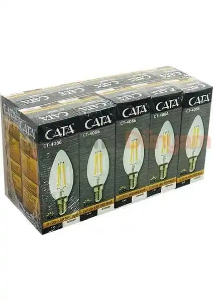 Cata 4W Flamanlı Şeffaf LED Buji Ampul CT-4066 ile Yenilikçi Aydınlatma Çözümü