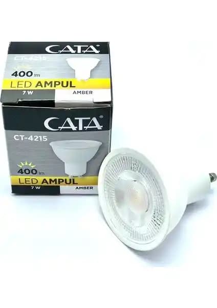 Cata CT-4215 7W LED Ampul GU10 Amber Işık ile Modern ve Enerji Verimli Aydınlatma Çözümü