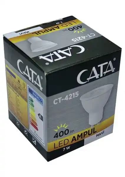 Cata CT-4215 7W LED Ampul GU10 Beyaz Işık Enerji Tasarrufu ve Uzun Ömürlü Aydınlatma