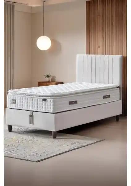 Cennet Yatak Zambak Tek Kişilik Yatak ve Baza Seti ile Konfor ve Fonksiyonellik Sunar