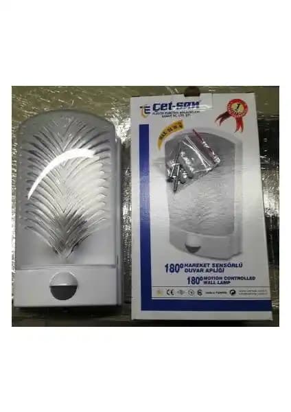 Çet-San Hareket Sensörlü Duvar Aplik: Geniş Açılı Güvenlik ve Enerji Tasarrufu Çözümü