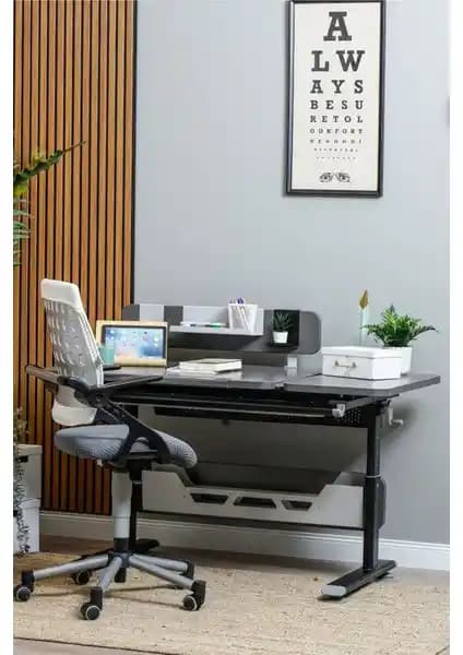 Creo Mobili Vega Advanced Profesyonel Ergonomik Çalışma Masası 130x70 cm ofis ve ev kullanımı