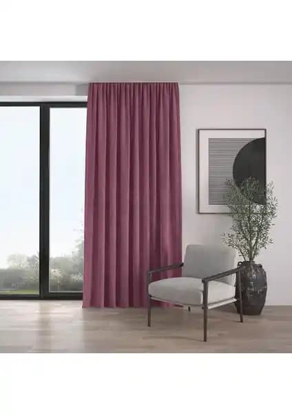 Demor Home Kadife Dokulu Ekstrafor Büzgülü Lavanta Pembesi Perde Özellikleri ve Kullanım İpuçları