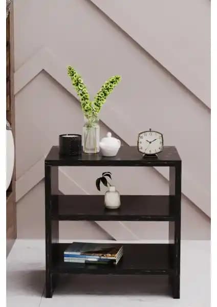 Ege Modüler 2 Raflı Komodin Yatak Odası ve Çok Amaçlı Kullanım İçin Modern Tasarım