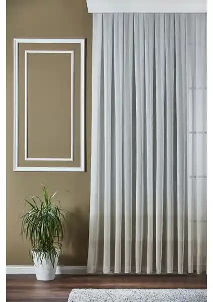 Elenor Şeritli Keten Görünümdeki Çocuk Odası Tülü: Şık ve Pratik Dekorasyon Çözümü