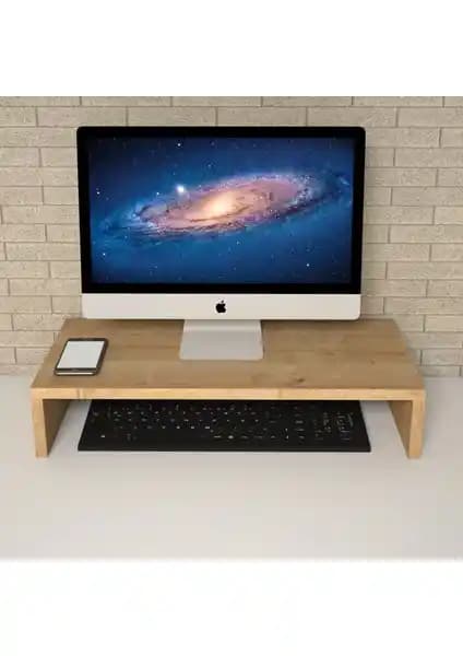 Emkawood Marry Laptop Standı Modern Çalışma Ortamları İçin Ergonomik ve Şık Tasarım
