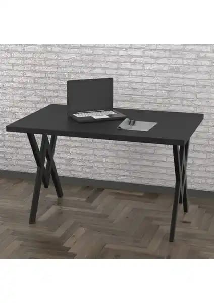 Evdemo Koza Siyah Çalışma Masası Modern ve Dayanıklı Ofis ve Ev Kullanımı İçin
