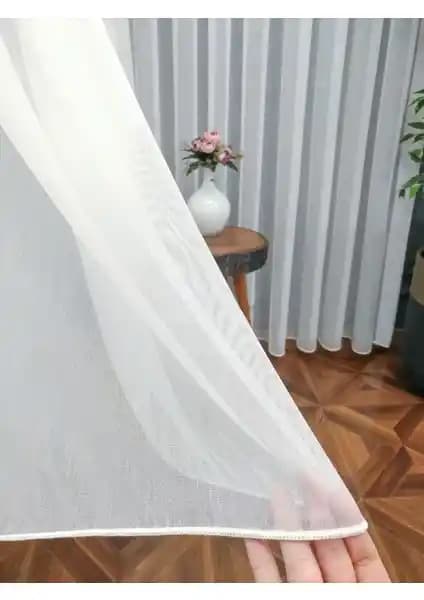 Evdepo Home Taç Bambu Keten Ekstraforlu Tül Perde: Modern ve Şık Tasarım Çözümleri