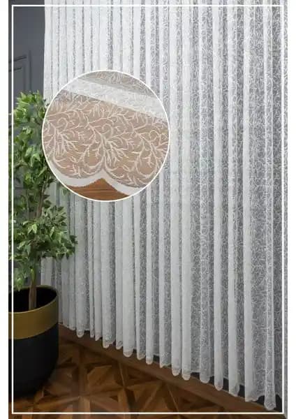 Evdepo Sarmaşık Ekstraforlu Tül Perde Modern ve Şık Tasarımıyla Kullanıma Hazır