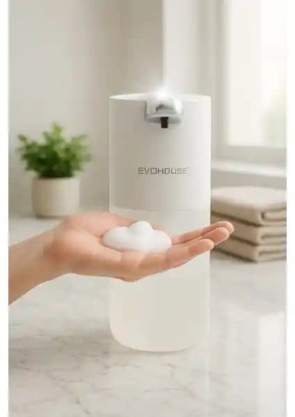 Evo House Otomatik Sensörlü Köpük Sabunluk: Modern ve Pratik Temizlik Çözümü