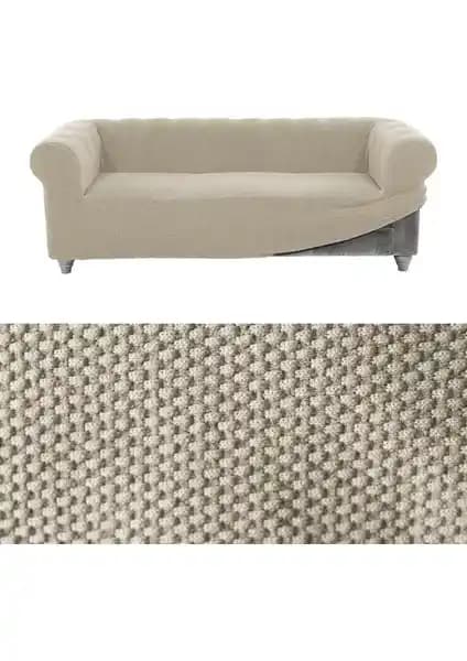 Faiend Likrali Esnek 3 Kişilik Chester Koltuk Kılıfı Şıklık ve Koruma Bir Arada