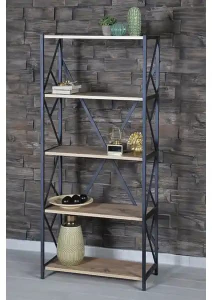 File Metal Kitaplık 5 Raflı: Dayanıklı ve Şık Ofis ve Ev Depolama Çözümü