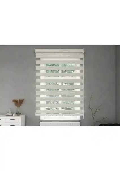 Giyayo Stor Geniş Pliseli Zebra Perde: Modern ve Estetik İç Mekan Dekorasyonu İçin Uygun