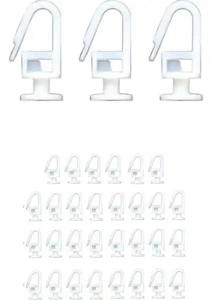 Hellove Geçmeli Kancalı Perde Kornişi – Pratik ve Dayanıklı Dekorasyon Çözümü