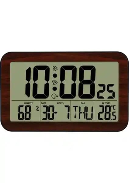 Hermoso Büyük Ekran Dijital Duvar Saati: Modern Tasarım ve Çok Fonksiyonlu Kullanım