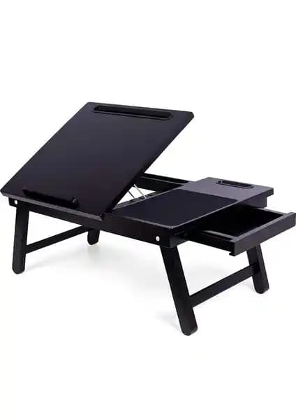 Hodbehod Eğim Ayarlı Ahşap Portatif Sehpa Modern ve Çok Yönlü Kullanım İmkanıyla