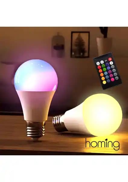 Homing RGB Multicolor LED Ampul 241296: Enerji Tasarruflu Çok Renkli Aydınlatma Çözümü