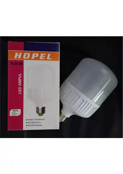 Hopell Hopel 50 Watt E-27 Beyaz LED Ampul Modern ve Enerji Verimli Aydınlatma Çözümü