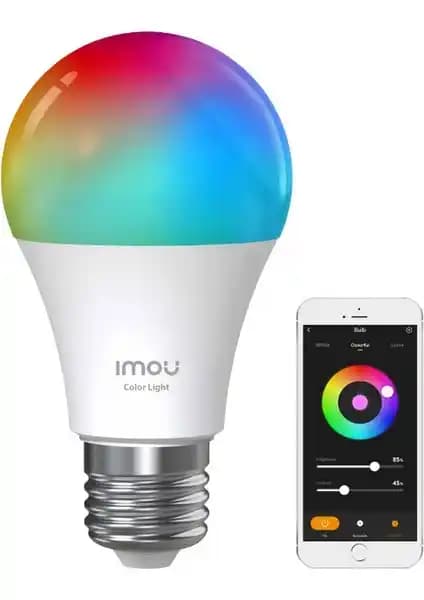 Imou Akıllı LED WiFi Ampul: Çok Renkli ve Sesli Kontrol Özellikleriyle Modern Ev Aydınlatması
