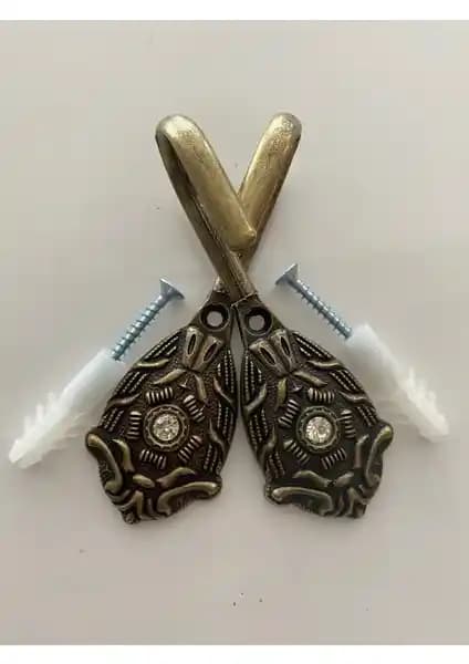 Kaliteli ve Şık Tül Evi Fon Perde Bağlama Demiri Askı Aparatı - Dayanıklı ve Estetik Tasarım