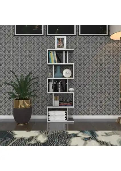 Kenz Life Diba1 Kitaplık ve Raf Modeli: Fonksiyonellik ve Estetiğin Birleşimi