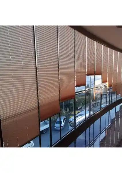 Kidmex Antrasit Plise Katlanır Cam Balkon Perdesi: Estetik ve Fonksiyonellik Bir Arada