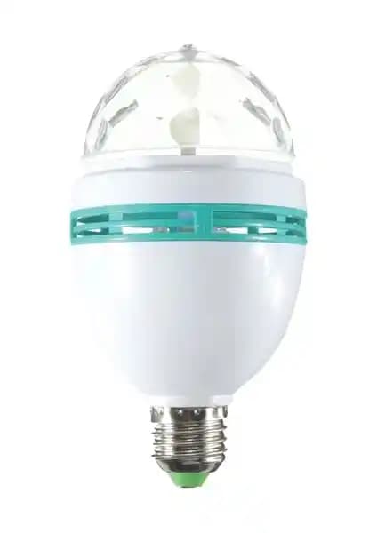 Krc BY FORM Renkli LED Döner Başlıklı Disko Topu Ampulü ile Mekanlarınıza Dinamik Atmosfer Katın