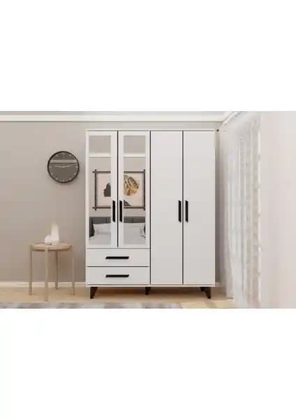 Metalia Gm 070-B Novado Siyah Kulplu Ayaklı Aynalı Gardırop Analizi ve Kullanıcı Yorumları