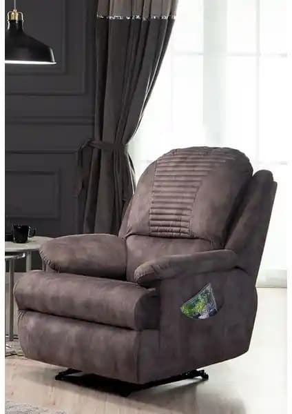 Mobetto ModaLife Essen Antrasit Leon Kumaş TV Koltuğu Modern ve Ergonomik Tasarım