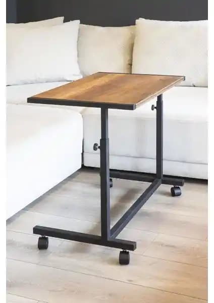 Mobitell Yükselik Ayarlı Çalışma Masası Ceviz Renkli Modern ve Ergonomik Tasarım